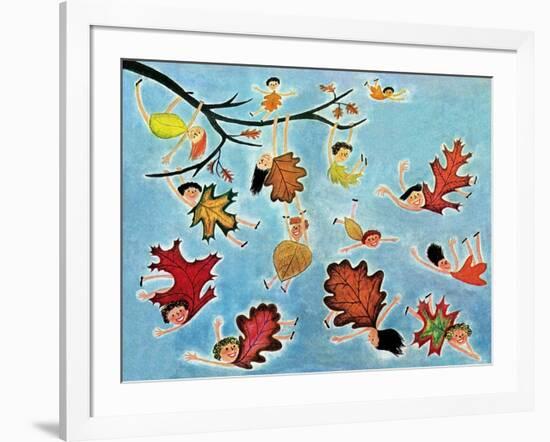 Leaf Kids - Jack & Jill-Stella May DaCosta-Framed Giclee Print