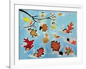 Leaf Kids - Jack & Jill-Stella May DaCosta-Framed Giclee Print