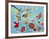 Leaf Kids - Jack & Jill-Stella May DaCosta-Framed Giclee Print