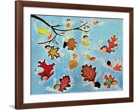 Leaf Kids - Jack & Jill-Stella May DaCosta-Framed Giclee Print