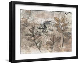 Leaf Motif II-Tim OToole-Framed Art Print