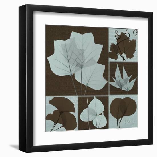 Leaf Patch Work 2-Albert Koetsier-Framed Art Print