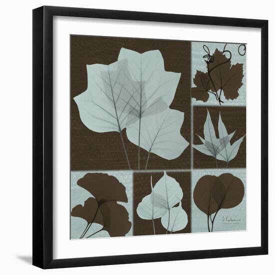 Leaf Patch Work 2-Albert Koetsier-Framed Art Print