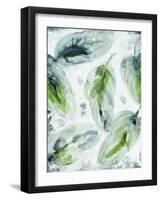 leaf scatter 1-Li Bo-Framed Giclee Print