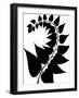 Leaf Silhouette IV-Chariklia Zarris-Framed Art Print