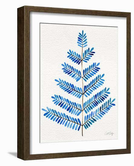 Leaflets in Blue – Cat Coqullette-Cat Coquillette-Framed Giclee Print