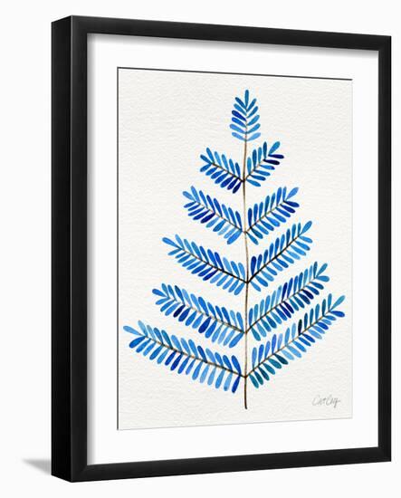 Leaflets in Blue – Cat Coqullette-Cat Coquillette-Framed Giclee Print