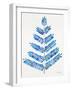 Leaflets in Blue ? Cat Coqullette-Cat Coquillette-Framed Art Print