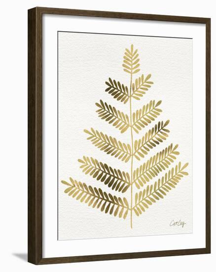 Leaflets in Gold – Cat Coqullette-Cat Coquillette-Framed Giclee Print