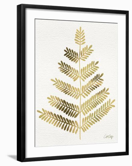 Leaflets in Gold – Cat Coqullette-Cat Coquillette-Framed Premium Giclee Print