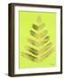 Leaflets in Gold on Lime – Cat Coqullette-Cat Coquillette-Framed Giclee Print