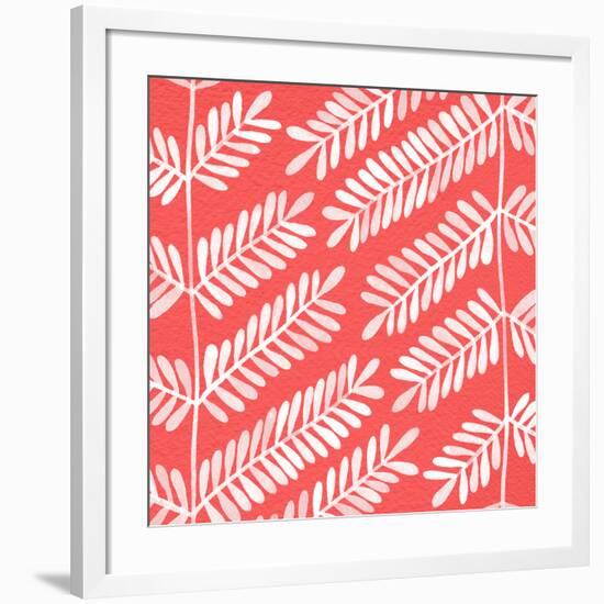 Leaflets Melon Pattern-Cat Coquillette-Framed Giclee Print