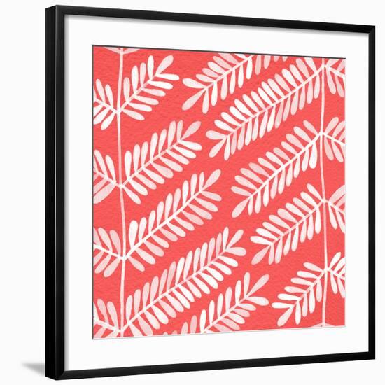 Leaflets Melon Pattern-Cat Coquillette-Framed Giclee Print