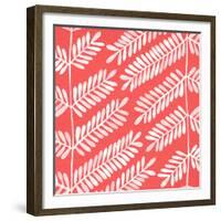 Leaflets Melon Pattern-Cat Coquillette-Framed Giclee Print