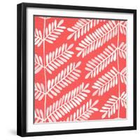 Leaflets Melon Pattern-Cat Coquillette-Framed Giclee Print