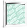 Leaflets Mint Pattern-Cat Coquillette-Framed Giclee Print