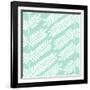 Leaflets Mint Pattern-Cat Coquillette-Framed Giclee Print