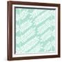 Leaflets Mint Pattern-Cat Coquillette-Framed Giclee Print