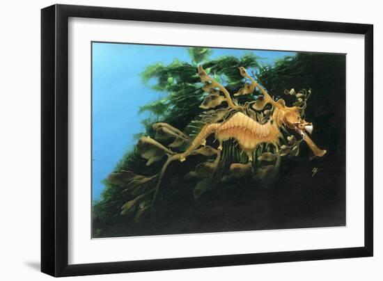 Leafly Sea Dragon-Durwood Coffey-Framed Premium Giclee Print