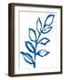 Leafy Blue I-Sue Schlabach-Framed Art Print