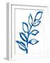 Leafy Blue I-Sue Schlabach-Framed Art Print