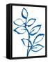 Leafy Blue II-Sue Schlabach-Framed Stretched Canvas