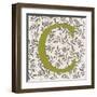 Leafy Letter - C-Belle Poesia-Framed Giclee Print