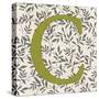 Leafy Letter - C-Belle Poesia-Stretched Canvas