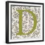 Leafy Letter - D-Belle Poesia-Framed Giclee Print