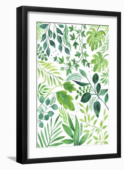 Leafy Medley-Elizabeth Rider-Framed Giclee Print