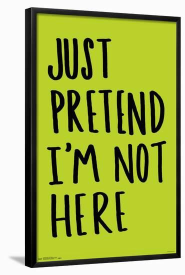 Leah Flores - Just Pretend-Trends International-Framed Poster