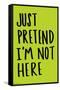 Leah Flores - Just Pretend-Trends International-Framed Stretched Canvas