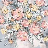 Bright Florals 3-Leah Noel Art-Art Print