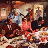 "Second Helping,"September 1, 1947-Lealand Gustavson-Mounted Giclee Print