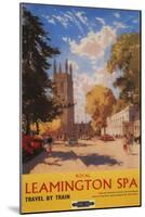 Leamington, England - Royal Spa, Street View British Railways Poster-Lantern Press-Mounted Art Print