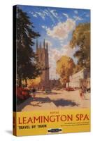 Leamington, England - Royal Spa, Street View British Railways Poster-Lantern Press-Stretched Canvas