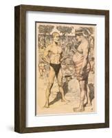 Lean and Portly 1904-Adolf Munzer-Framed Art Print