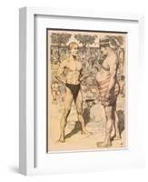 Lean and Portly 1904-Adolf Munzer-Framed Art Print