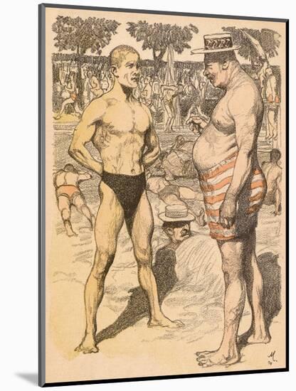 Lean and Portly 1904-Adolf Munzer-Mounted Art Print