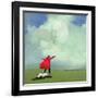 Lean into the Wind-Nancy Tillman-Framed Art Print