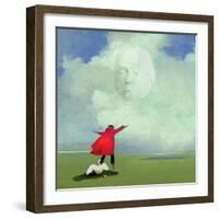 Lean into the Wind-Nancy Tillman-Framed Art Print