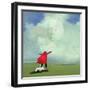 Lean into the Wind-Nancy Tillman-Framed Art Print