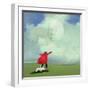 Lean into the Wind-Nancy Tillman-Framed Art Print