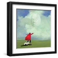 Lean into the Wind-Nancy Tillman-Framed Art Print