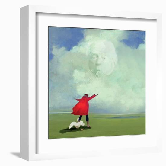 Lean into the Wind-Nancy Tillman-Framed Art Print