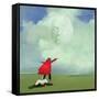 Lean into the Wind-Nancy Tillman-Framed Stretched Canvas