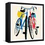 Lean On Me-Jenny Frean-Framed Stretched Canvas