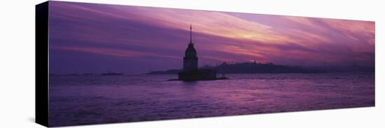 Leander's Tower and Blue Mosque, Istanbul, Turkey-null-Stretched Canvas