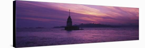 Leander's Tower and Blue Mosque, Istanbul, Turkey-null-Stretched Canvas