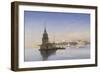 Leander's Tower with Constantinople Beyond-Carl Neumann-Framed Giclee Print